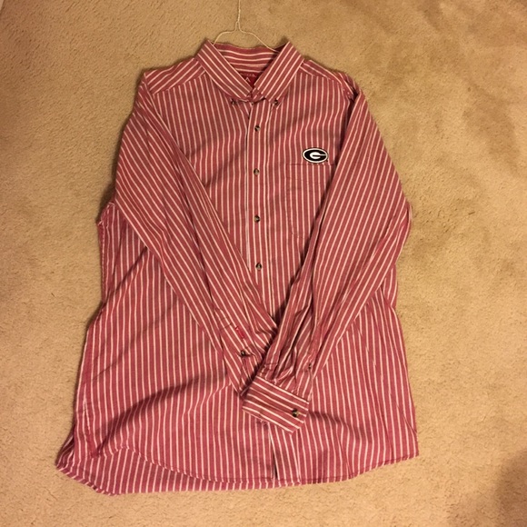 Shirts Mens Uga Button Down Shirt Poshmark
