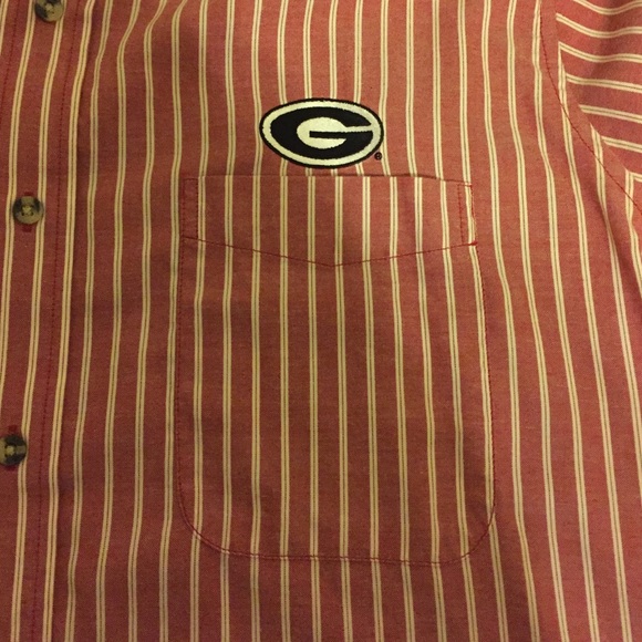 Men's UGA Button Down Shirt - Picture 2 of 4