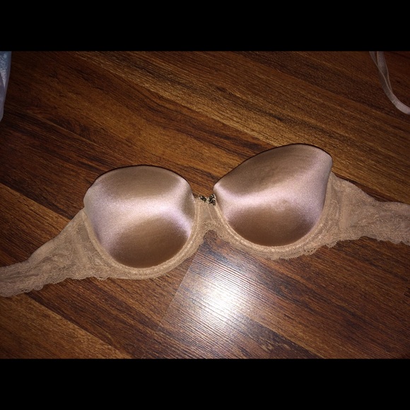 Victoria secret PINK nude strapless bra