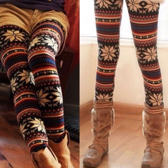 Three Bird Nest Pants - NWT Aztec Fleece Lined Leggings