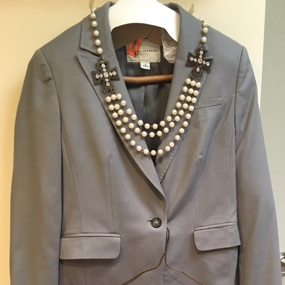 Grey Banana Republic Suit