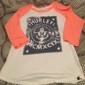 Hurley 3/4 sleeve