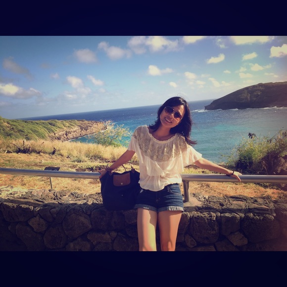 free people off shoulder tshirt