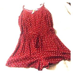 Polka dot romper