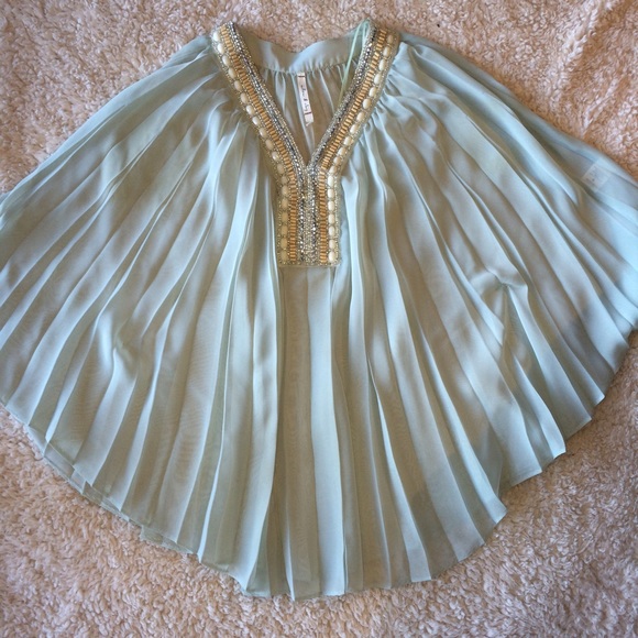 Beaded Accordion Top