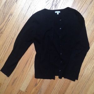 Black Button-Up Sweater