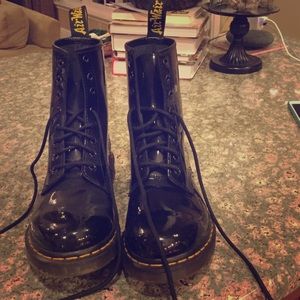 Patent Leather Original Black Doc Martens Boots