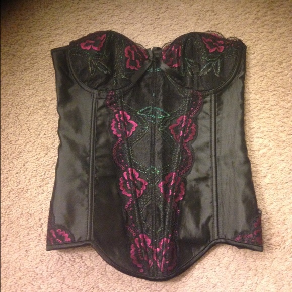 Black and Pink Corset