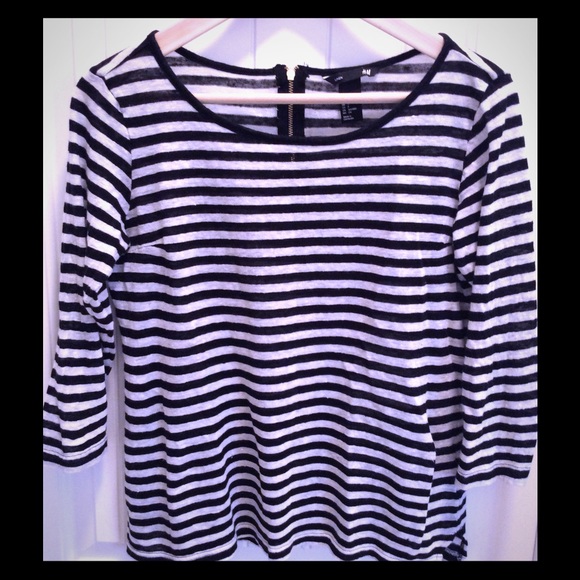 SOLD - H&M Striped Top - Picture 1 of 3