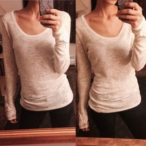 White long sleeve shirt