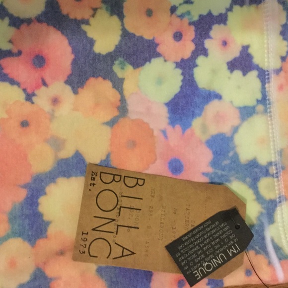 Billabong Neon Floral Mini Skirt - Picture 3 of 4