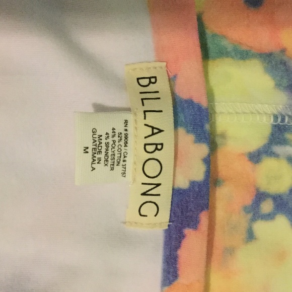 Billabong Neon Floral Mini Skirt - Picture 4 of 4