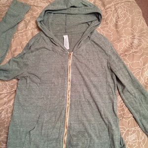 Light green hoodie