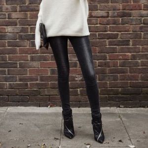 DYNAMITE Black Leather Leggings