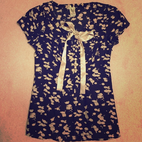 Black and Tan printed top