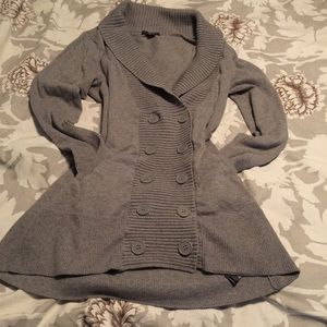 Oversized button front cardigan