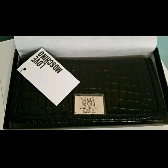 NWT Love Moschino Borsa Croc wallet SOLD - Picture 3 of 3