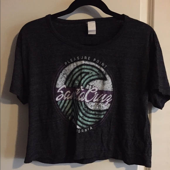 Grey Santa Cruz Cropped Top