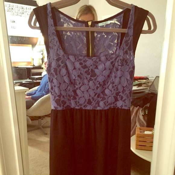 Urban Outfitters short blue&black dress