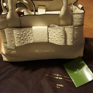 NWOT Kate Spade Ostrich Handbag