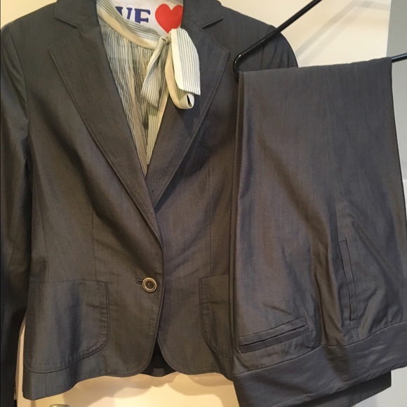 Grey Banana Republic Suit
