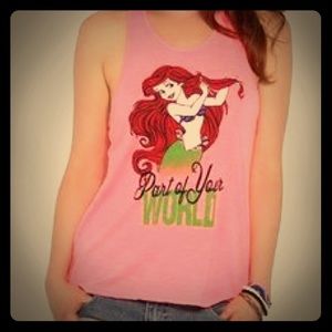 Hot pink workout tank