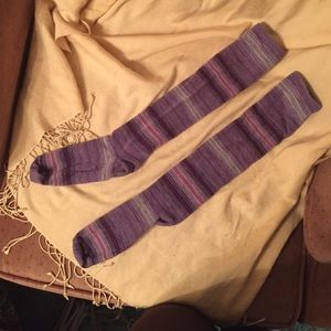 Long smart wool socks