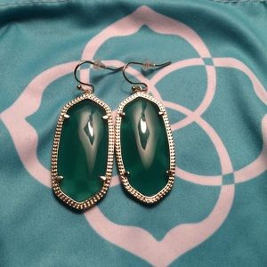 Dark Green Kendra Scott Elle Earrings