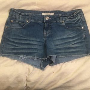 Denim shorts