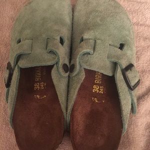 Barely worn Birkenstocks.