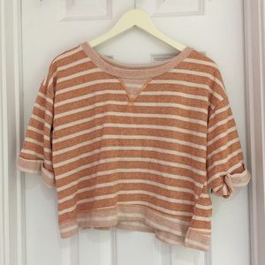 Lush crop sweater top