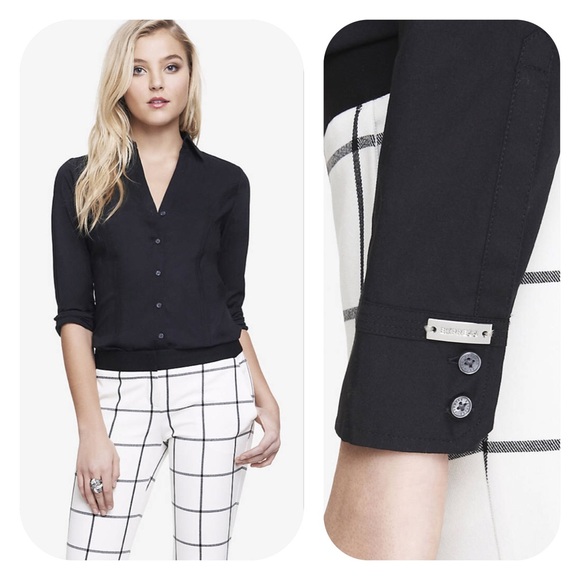 EXPRESS Long Sleeve Essential Shirt