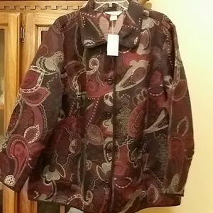 💲PRICE DROP💲NWT-2X Christopher & Banks jacket