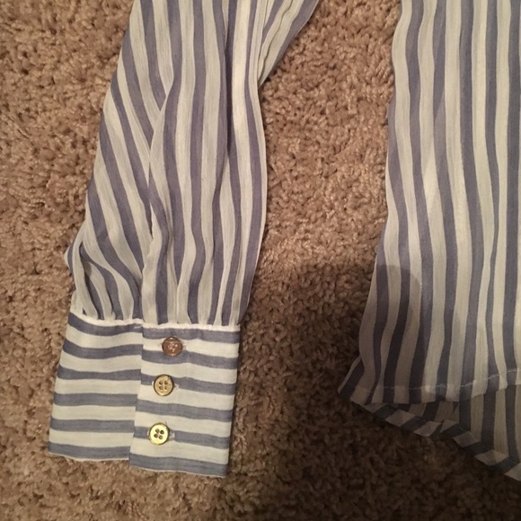 Striped Button Down Shirt - Picture 2 of 4