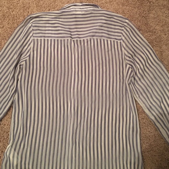Striped Button Down Shirt - Picture 4 of 4