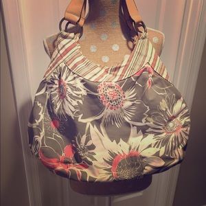 Hobo International canvas/leather tote