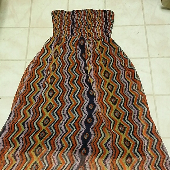 Strapless High-Low Dress - Picture 2 of 3