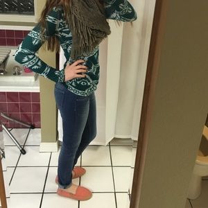 Turquoise tribal Rue 21 shirt.