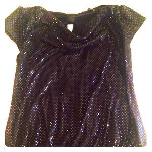 Black Sequence Shirt - Size Large