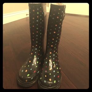 Polka Dot Rain Boots