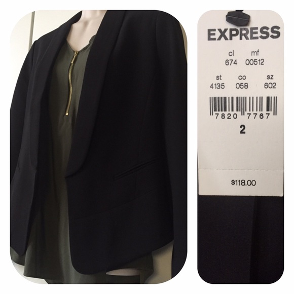 EXPRESS Boyfriend Blazer - Picture 3 of 3