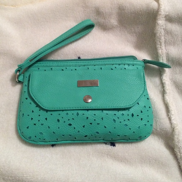 Mint wristlet