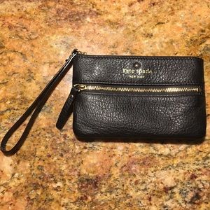 Kate Spade Black Wristlet