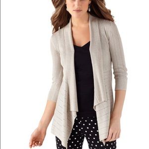 Fashionable pearl dust cardigan