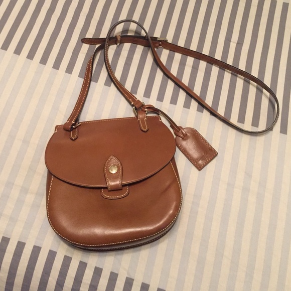 Authentic leather crossbody bag