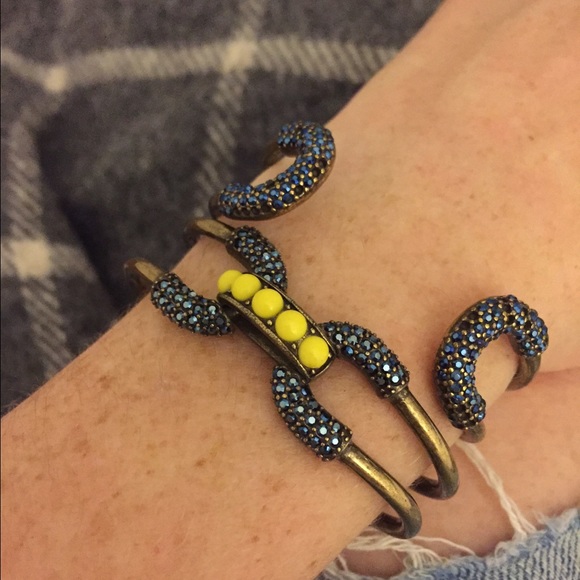 Giles and brother yellow buckle bracelet