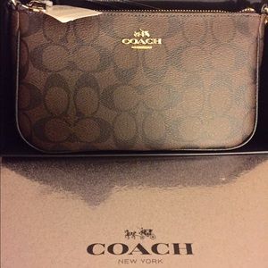 NWT Coach BXD Top Handle Pouch w/ Crossbody Strap