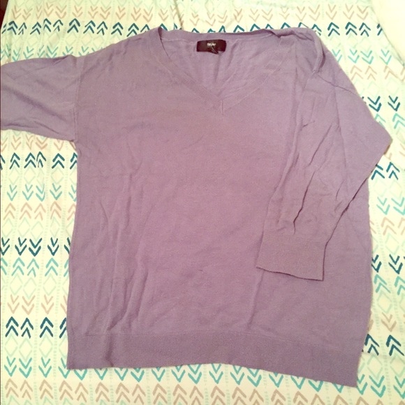 Mossimo purple sweater
