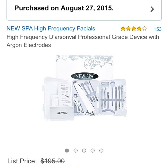 New spa high-frequency prof grade facial device