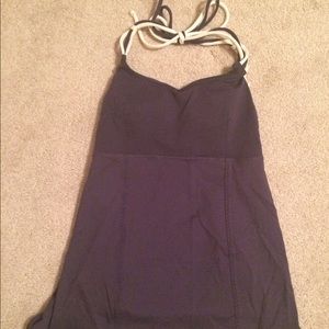 Purple strappy lululemon tank